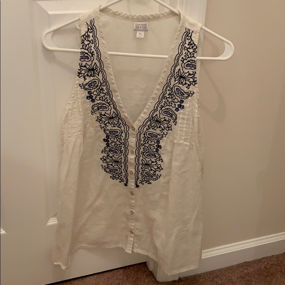 CONVERSE 100% cotton sleeveless shirt